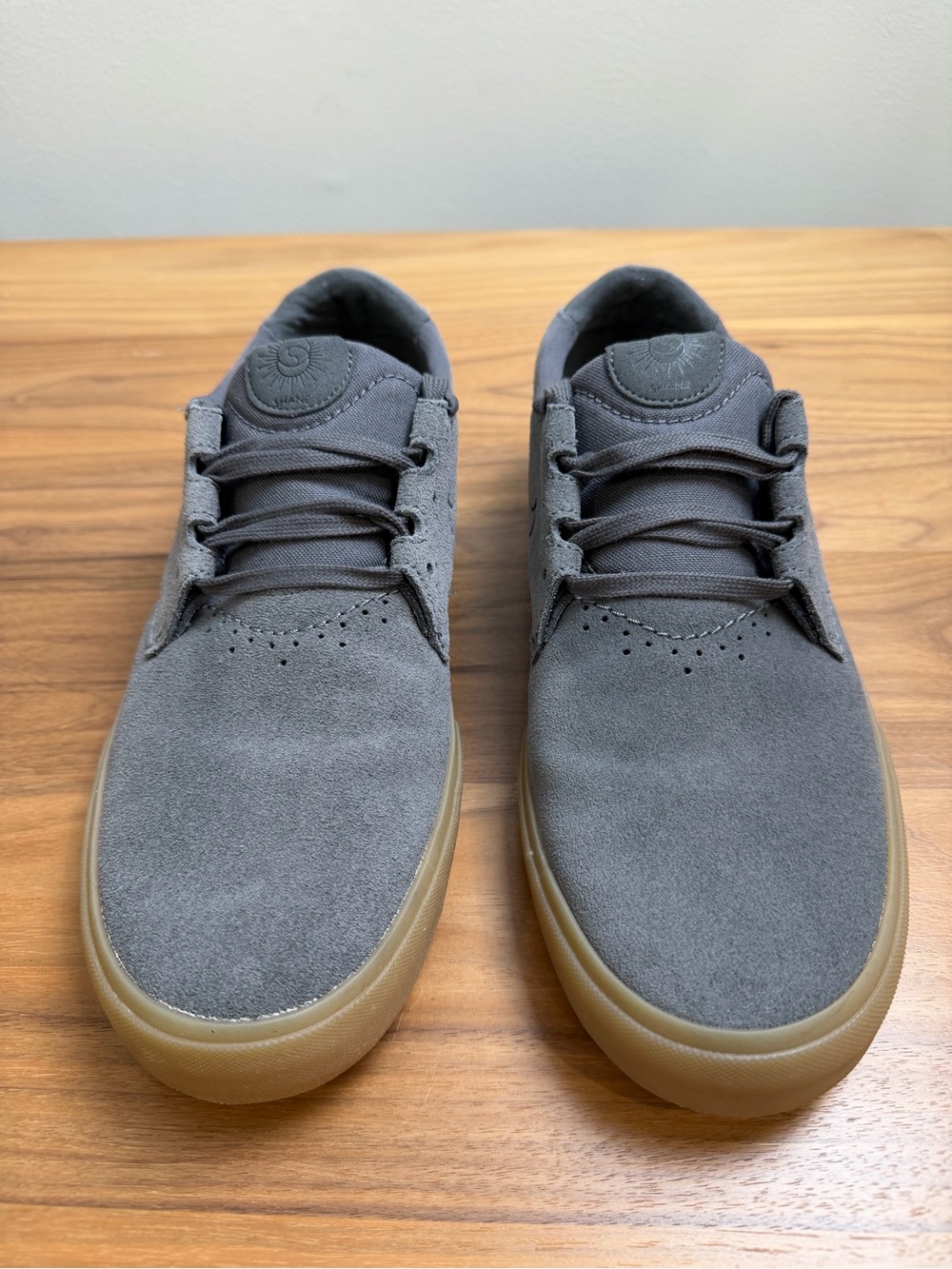Nike SB Shane Gray Canvas Skate Sneaker Gum Rubber Sole Men's US 12 BV0657-001